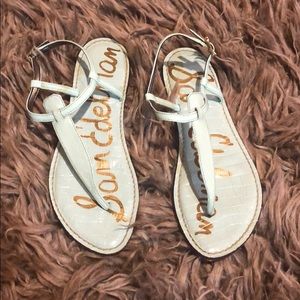 Size 7 turquoise Sam Edelman flats